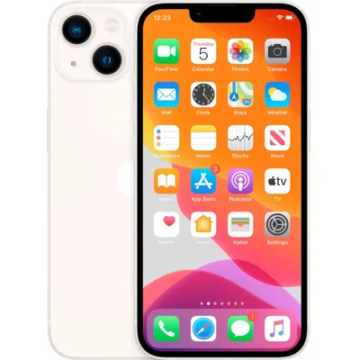 Apple iPhone 13 · Белый · 256 ГБ · SIM