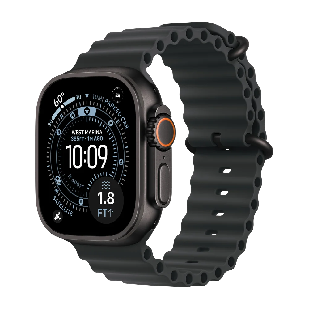 Apple Watch Ultra 3 · Черный · 49mm · ремешок Ocean